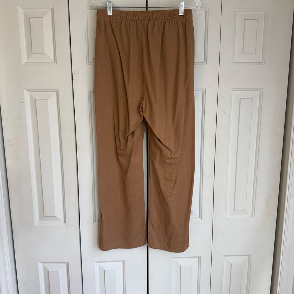 American Eagle Women’s 100% Cotton Brown Trouser Pants Size Medium - Picture 3 of 5